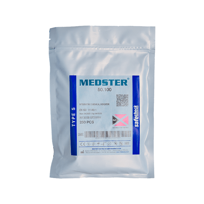 Парова індикаторна смуга (клас 5), 250 шт MEDSTER